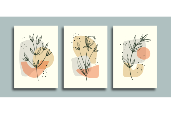 Download Wall Art Poster Background Line Art Leaf - Line art Collection