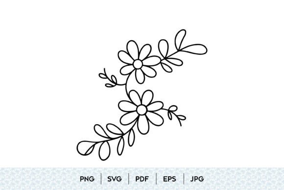 Download Minimal Floral Branch Line Art SVG - Line art Collection