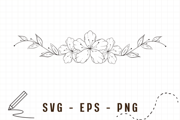 Download Floral Line Art Flower Frame - Line art Collection
