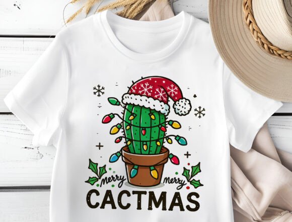 Download Merry Cactmas PNG, Funny Christmas Png - Premium Bundle