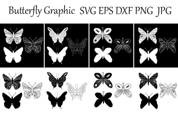 Download Butterfly Graphics Line Art. Silhouette - Line art Collection