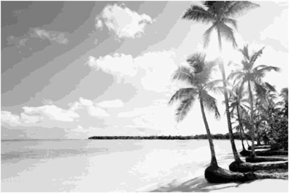 Download Mountain and Tree Line Art Silhouette - Line art Collection