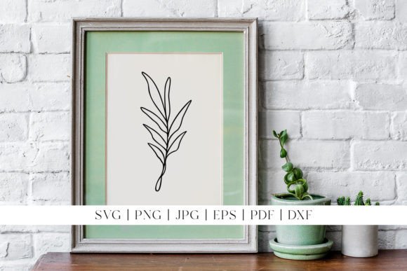 Download Leaf Line Art | Botanical Plant Design - Line art Collection