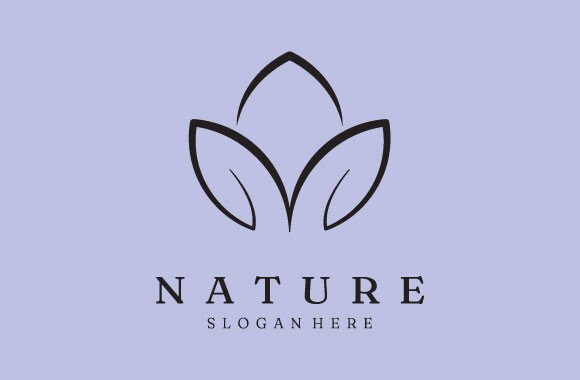 Download Logo Leaf Line Art Vector Minimalist - Line art Collection
