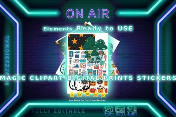 Download Magic Clipart Digital Prints Stickers - Premium Resources