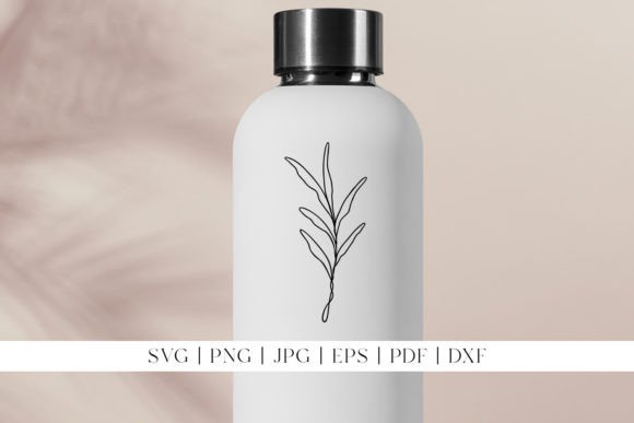 Download Leaf Line Art | Delicate Botanicals - Line art Collection