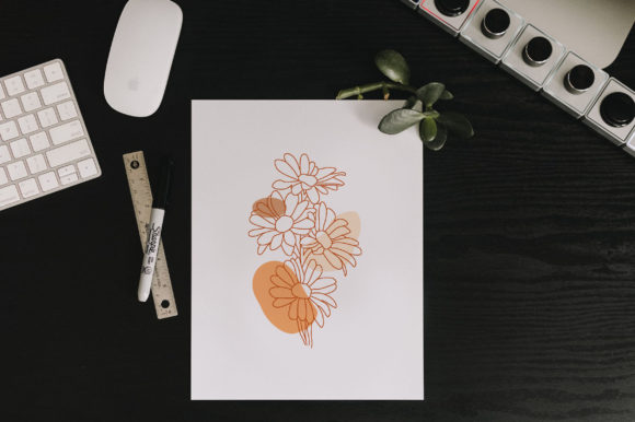 Download Line Art Floral Wall Art Minimalist - Line art Collection