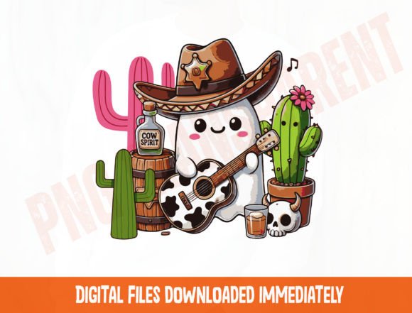 Download Western Ghost PNG, Guitar Clipart Png - Premium Bundle