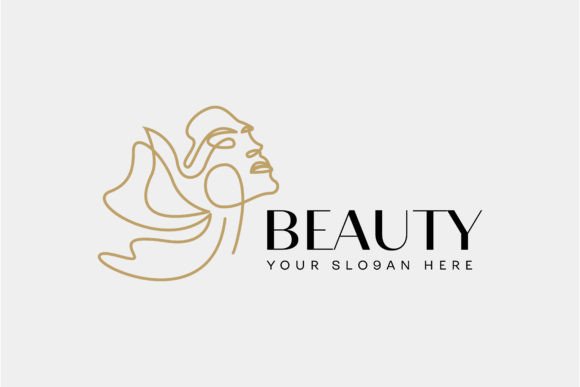 Download Beauty Logo Line Art Logo Design Vector - Line art Collection